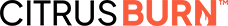 Official CitrusBurn logo for the Shop Nutra store header.