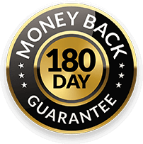 180-day money-back guarantee and quality assurance seals for CitrusBurn.