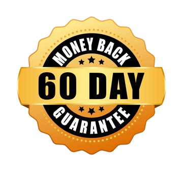 Boostaro 60-day money-back guarantee seal, offering a completely risk-free purchase for customers.